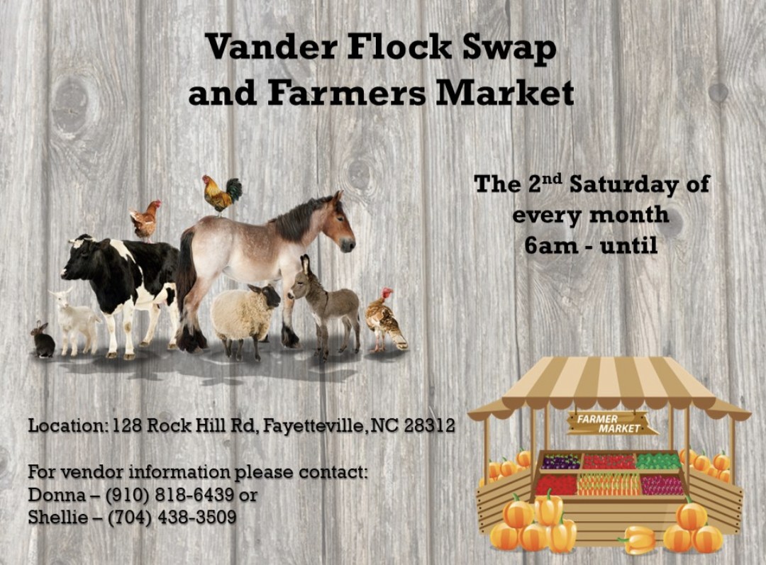 Vander Flock Swap & Farmers Market (July 8, 2023)